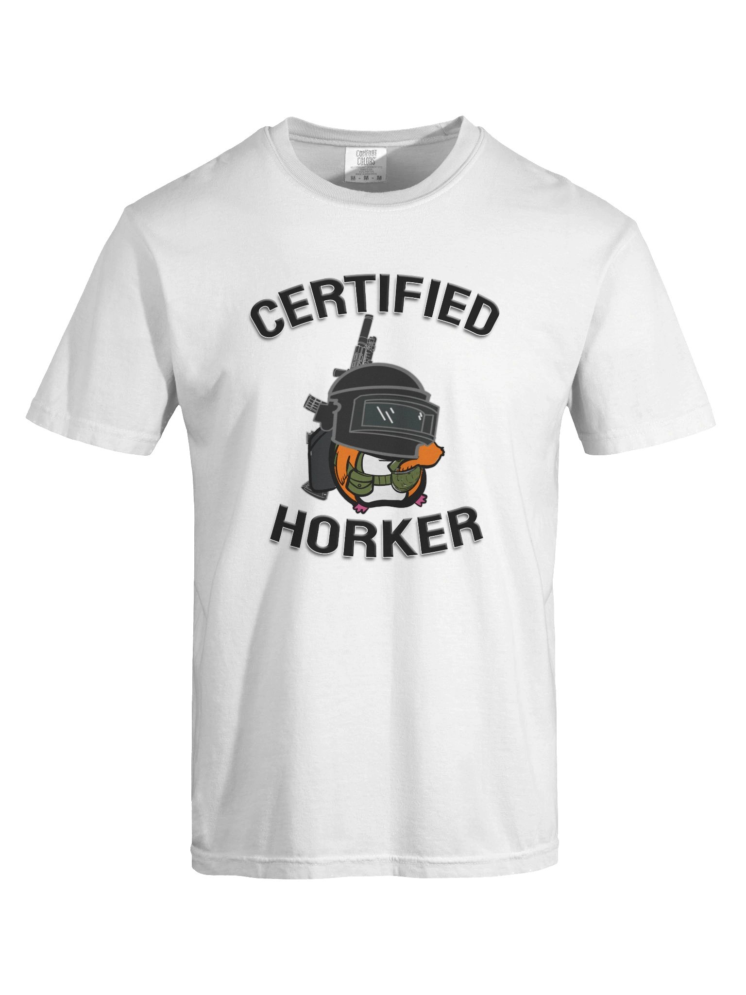Certified Hamster T-Shirt (Black Text) product image (5)