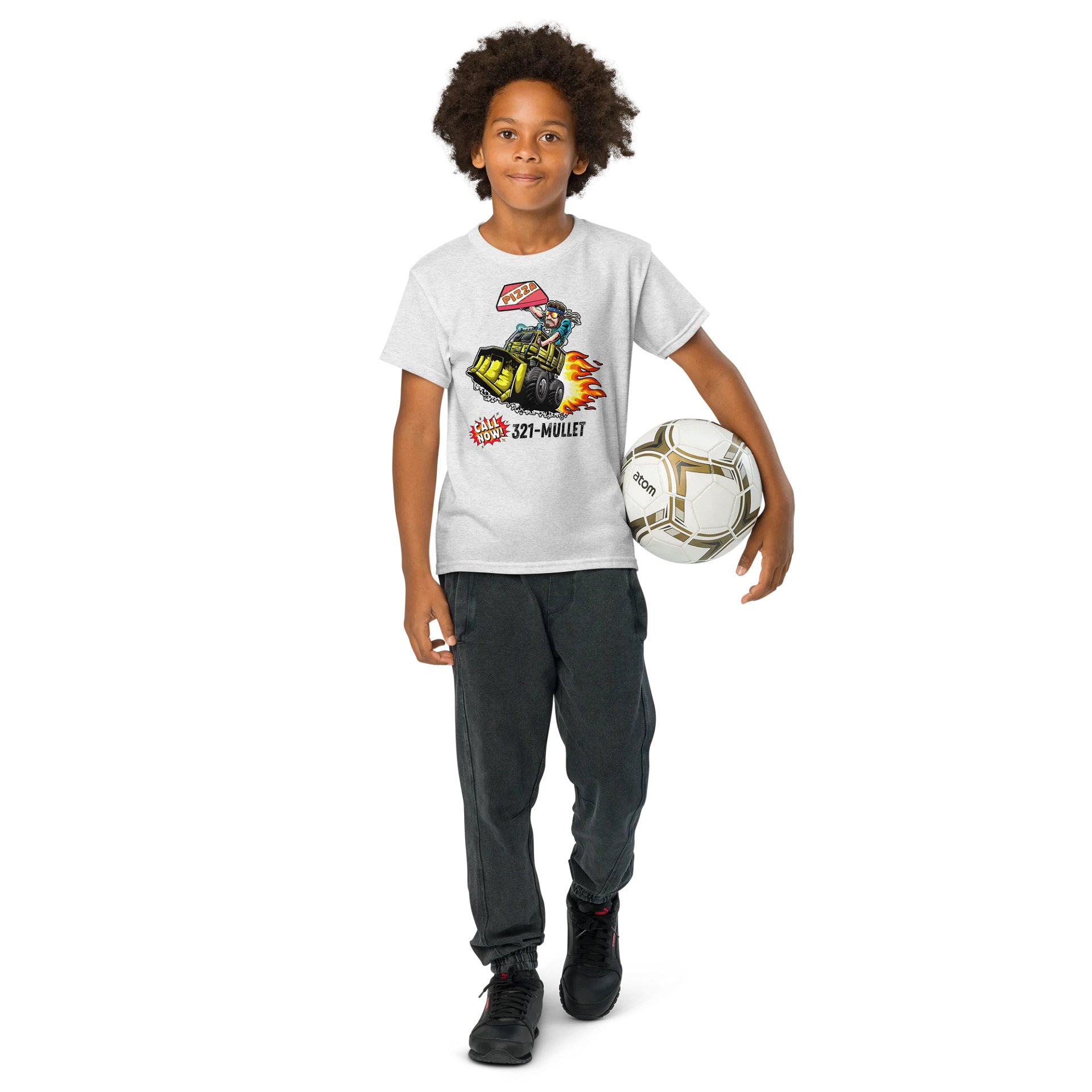 Gildan Youth Sports Tee : MULLETS MONSTER PIZZA product image (37)
