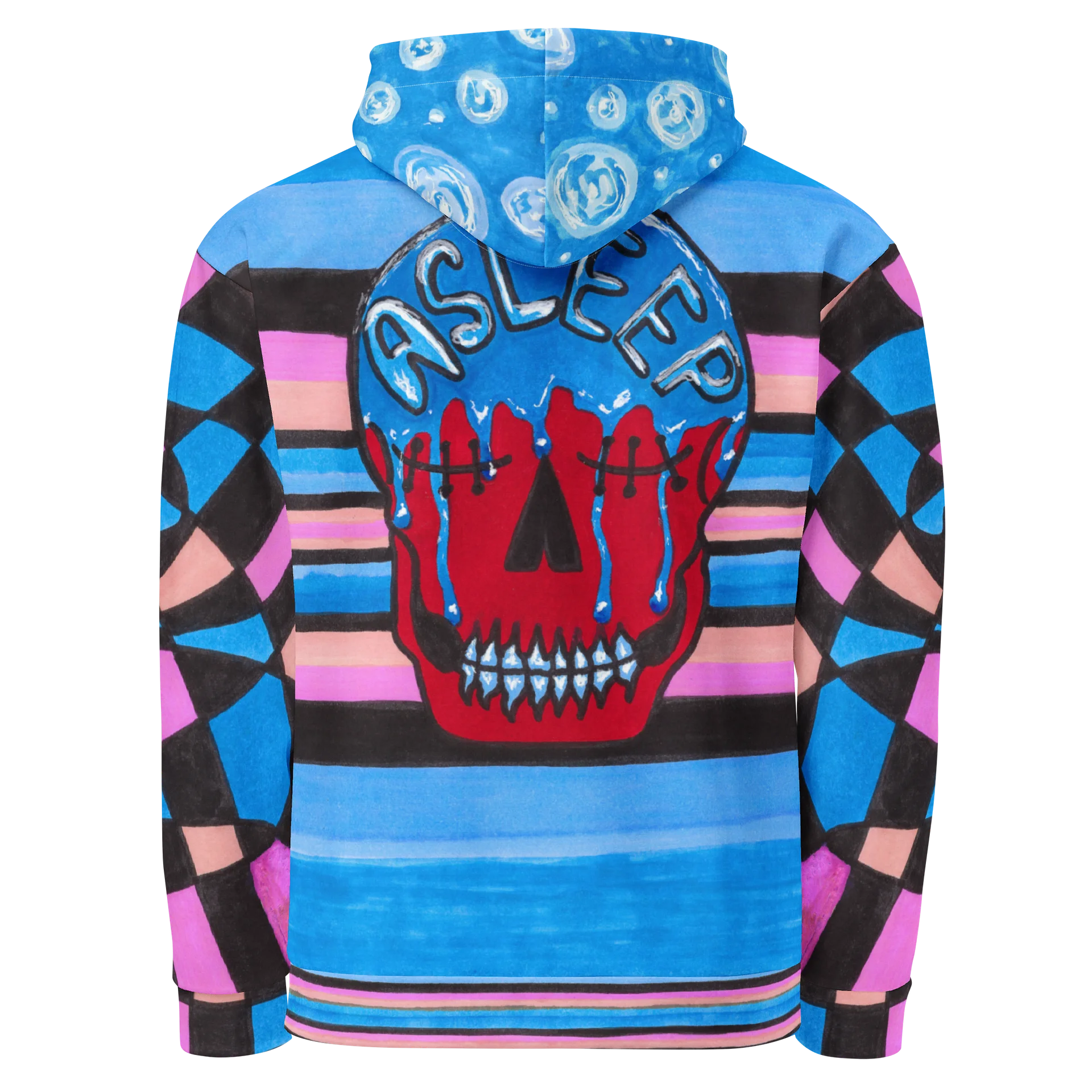 Awake-Asleep Hand-Drawn Hoodie product image (2)