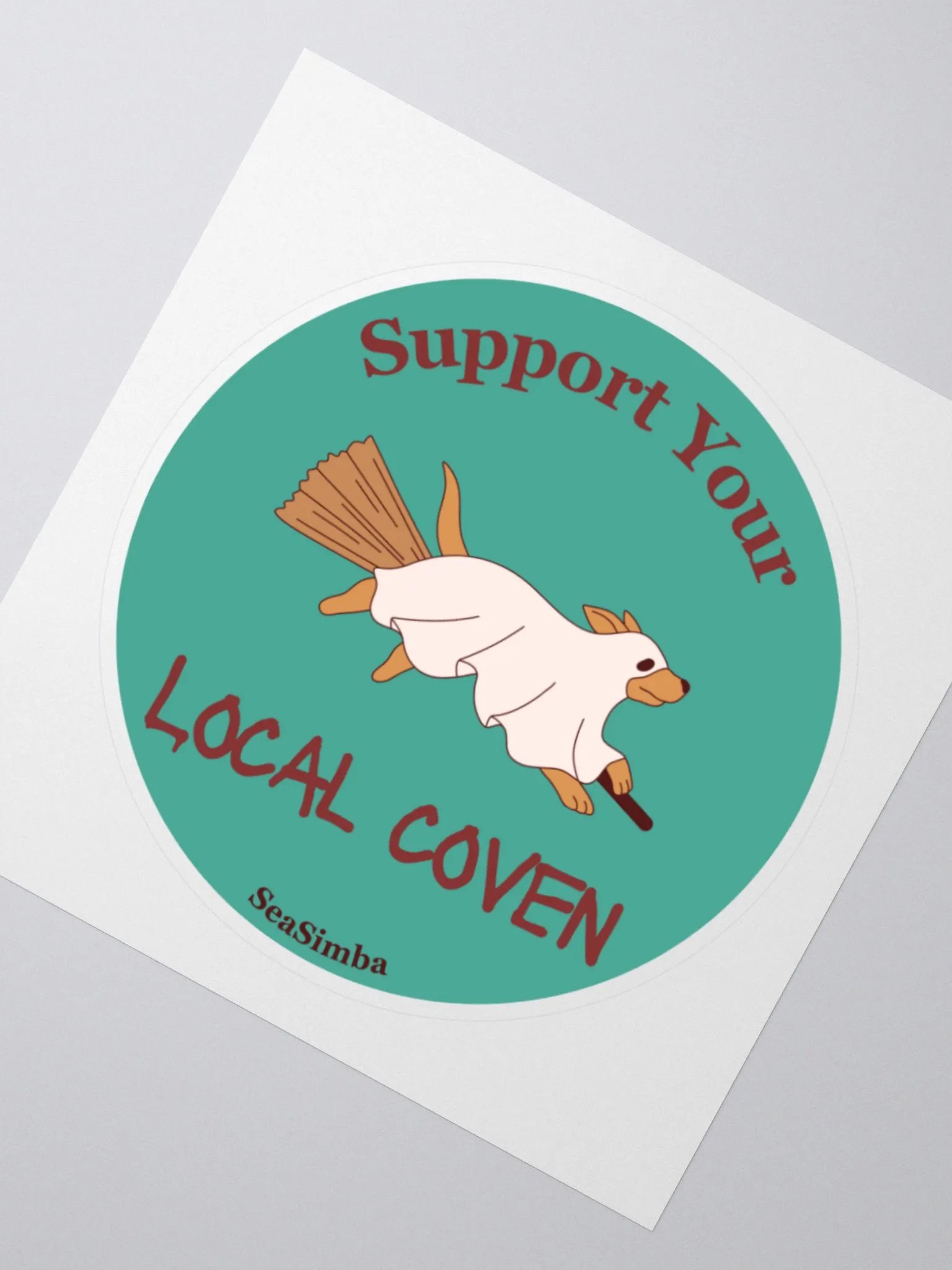 Support Your Local Coven Sticker product image (2)