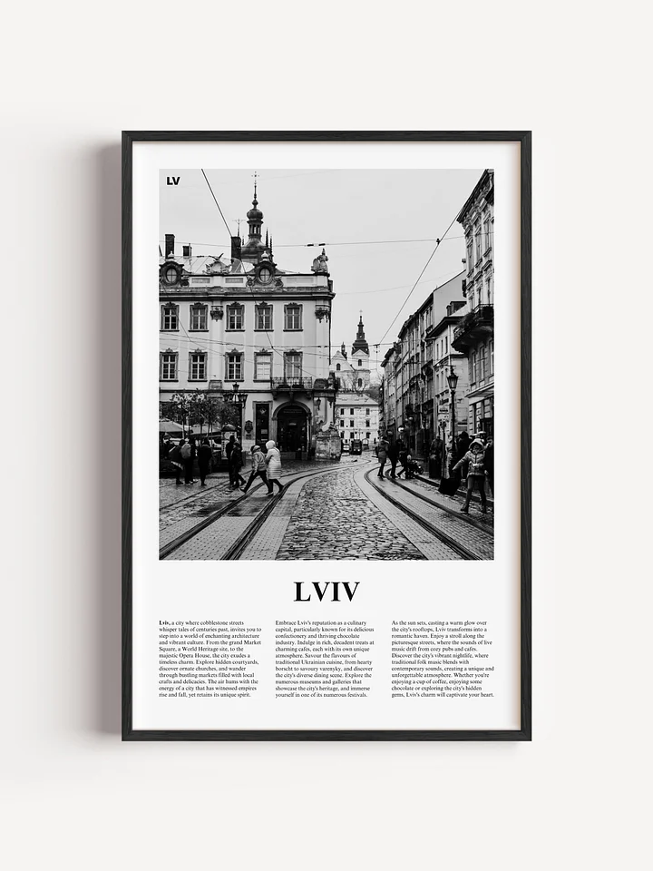 Lviv 02 Newspaper Poster product image (1)