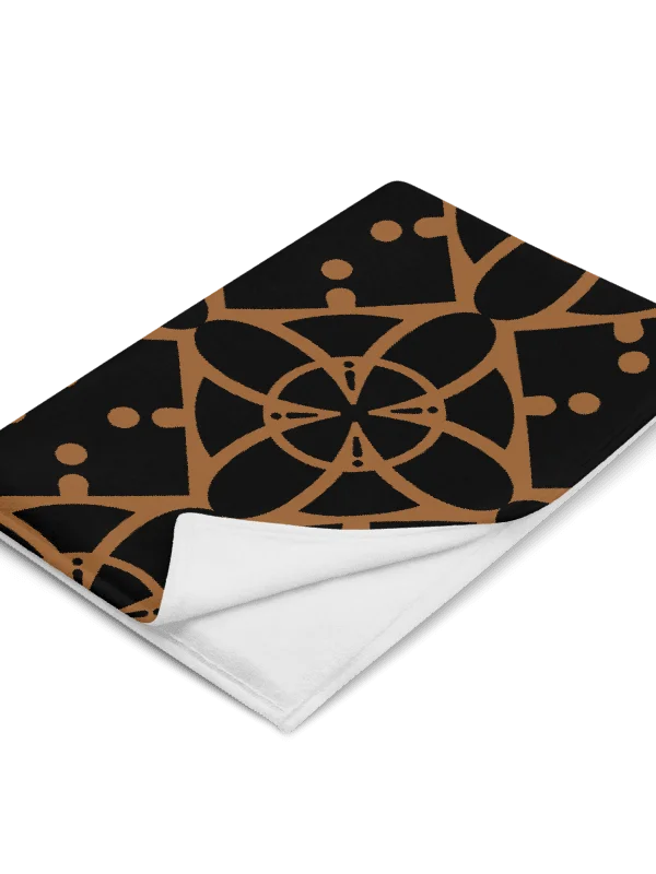 Brown Ethereal Echoes Throw Blanket product image (1)