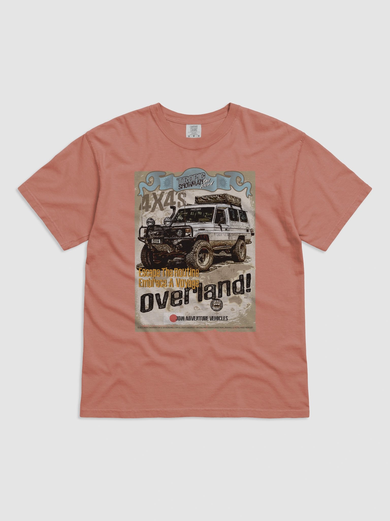 Sacred Rumble - 4X4 Land Cruiser - Overland Tee - xTS product image (81)
