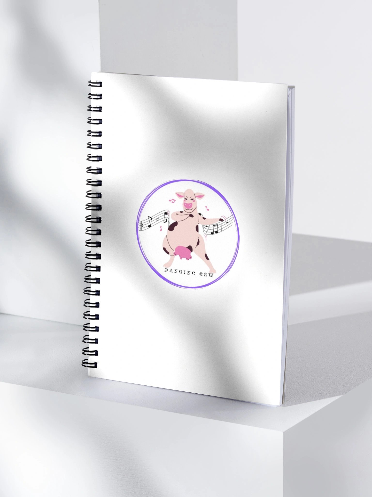 Dancing Cow Spiral Notebook product image (4)
