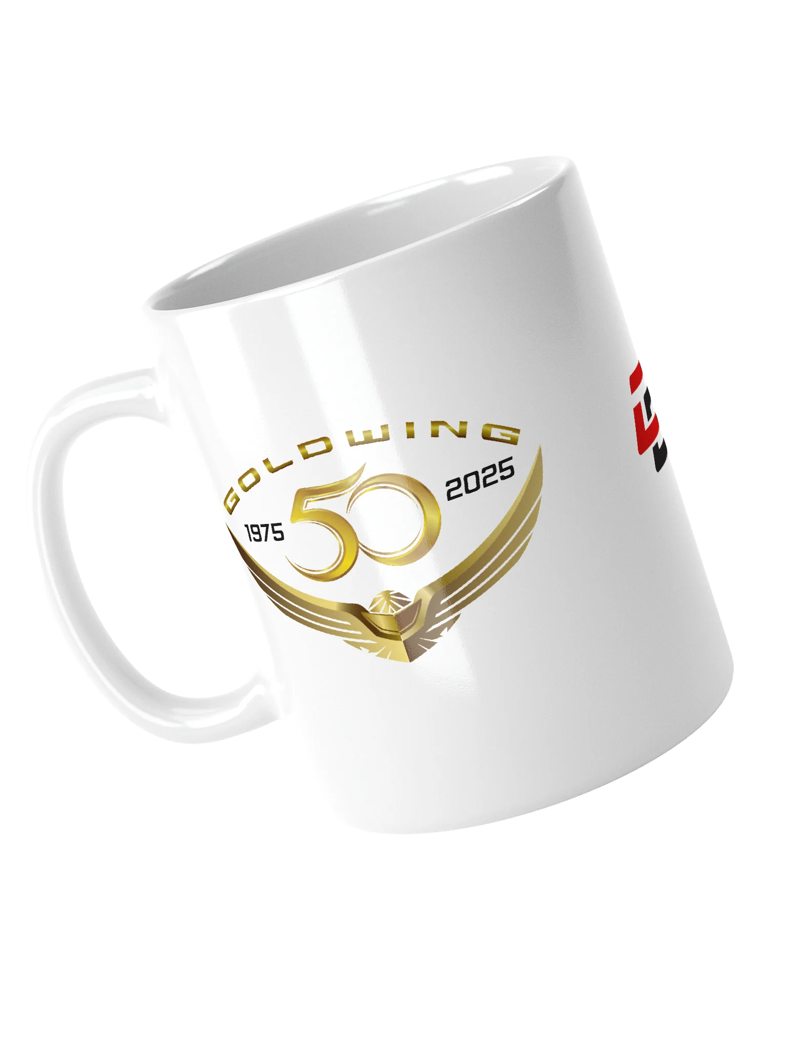 White 50th Anniversary Goldwing Coffee Mug product image (7)