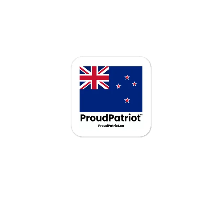 New Zealand Flag Vinyl Sticker product image (1)