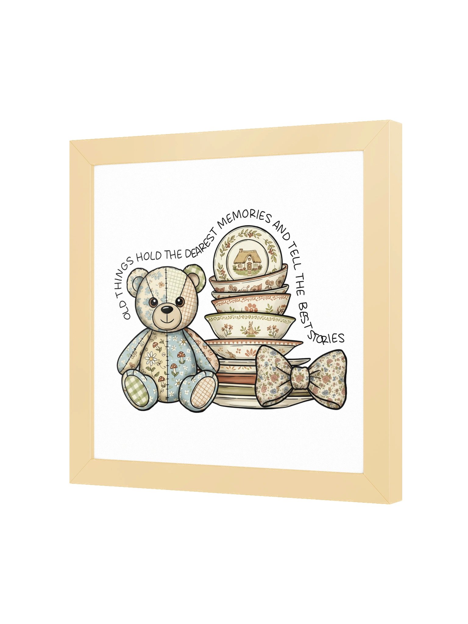 Vintage Memories Teddy Bear Framed Poster product image (10)