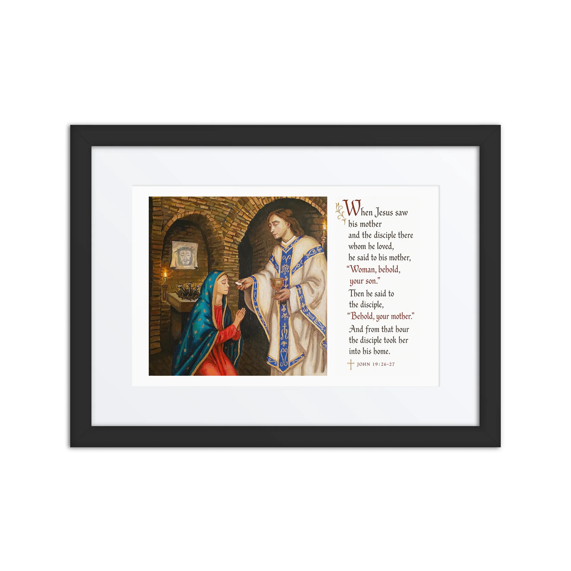 Woman, Behold Matte Paper Framed Poster product image (1)