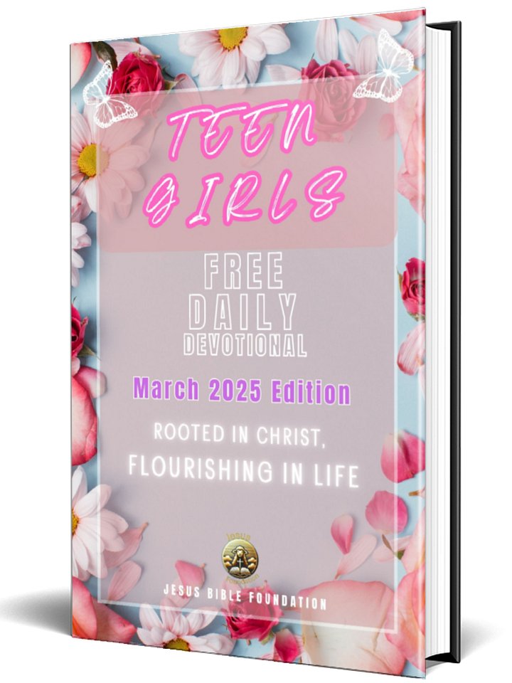 Teen Girls Free Daily Devotional – March 2025 Edition Rooted in Christ, Flourishing in Life product image (1)