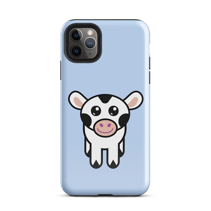 Calfee the Friendly Cow iPhone case - light blue product image (51)
