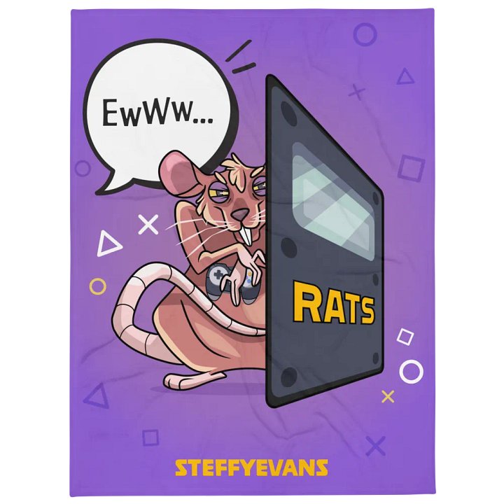 Ewww RATS | Blanket product image (1)