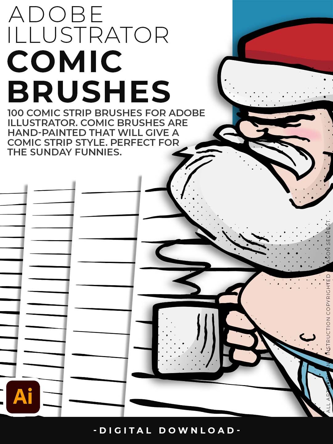 Complete Brush Libraries for Adobe Illustrator product image (5)