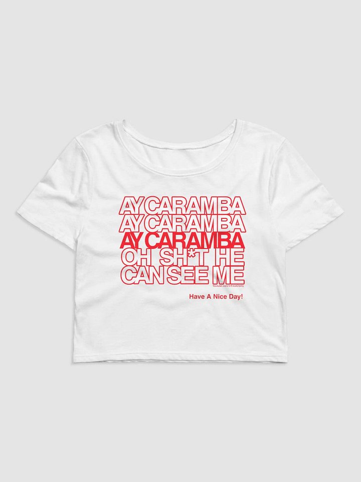 Ay Caramba Womens Printed Crop Top product image (1)