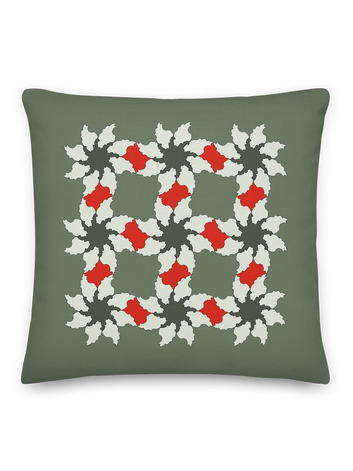 Where Iran Blooms Cushion Cover, Sage product image (2)