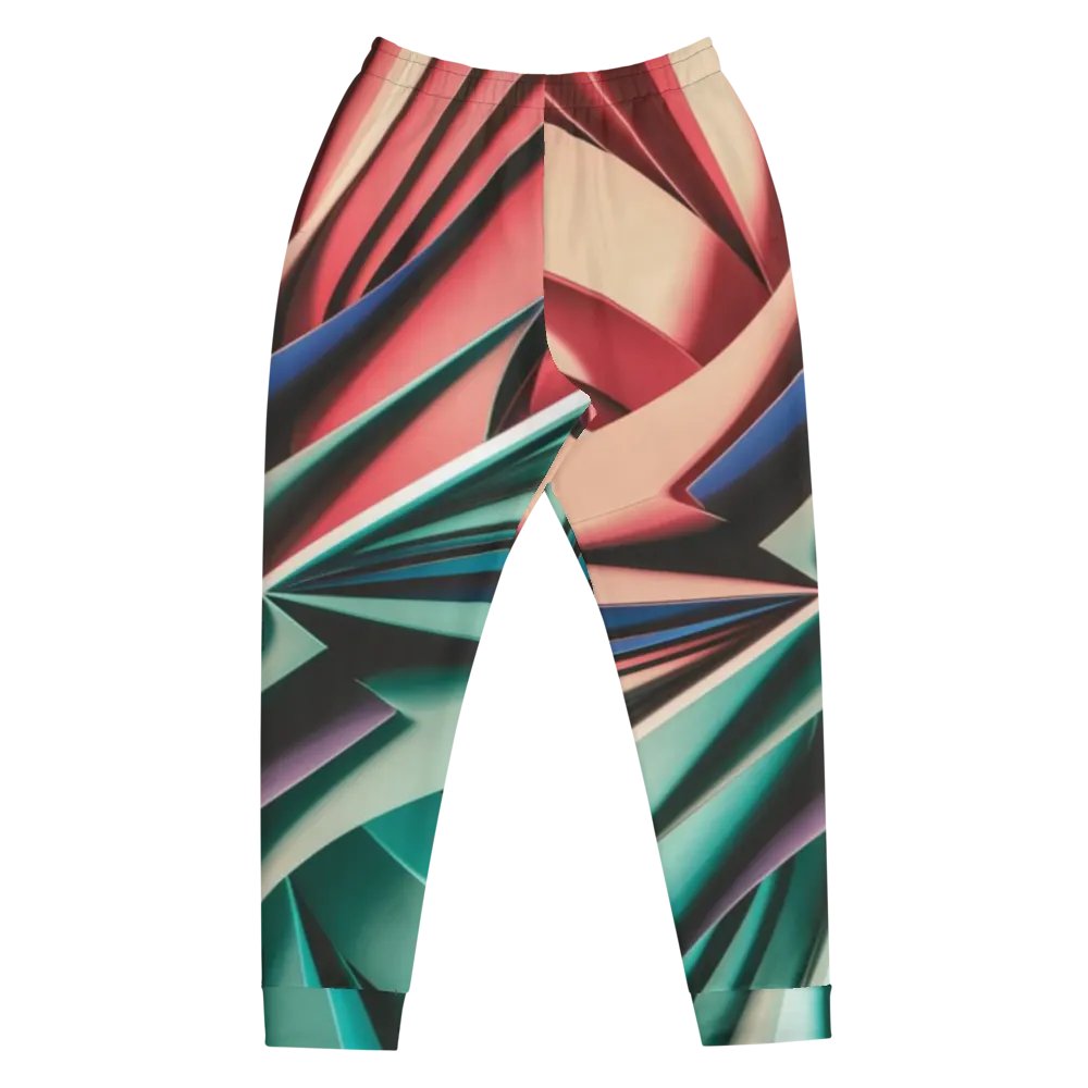 Abstract Geometric Recycled Men's Joggers in Vibrant Colors (XS-3XL) product image (10)