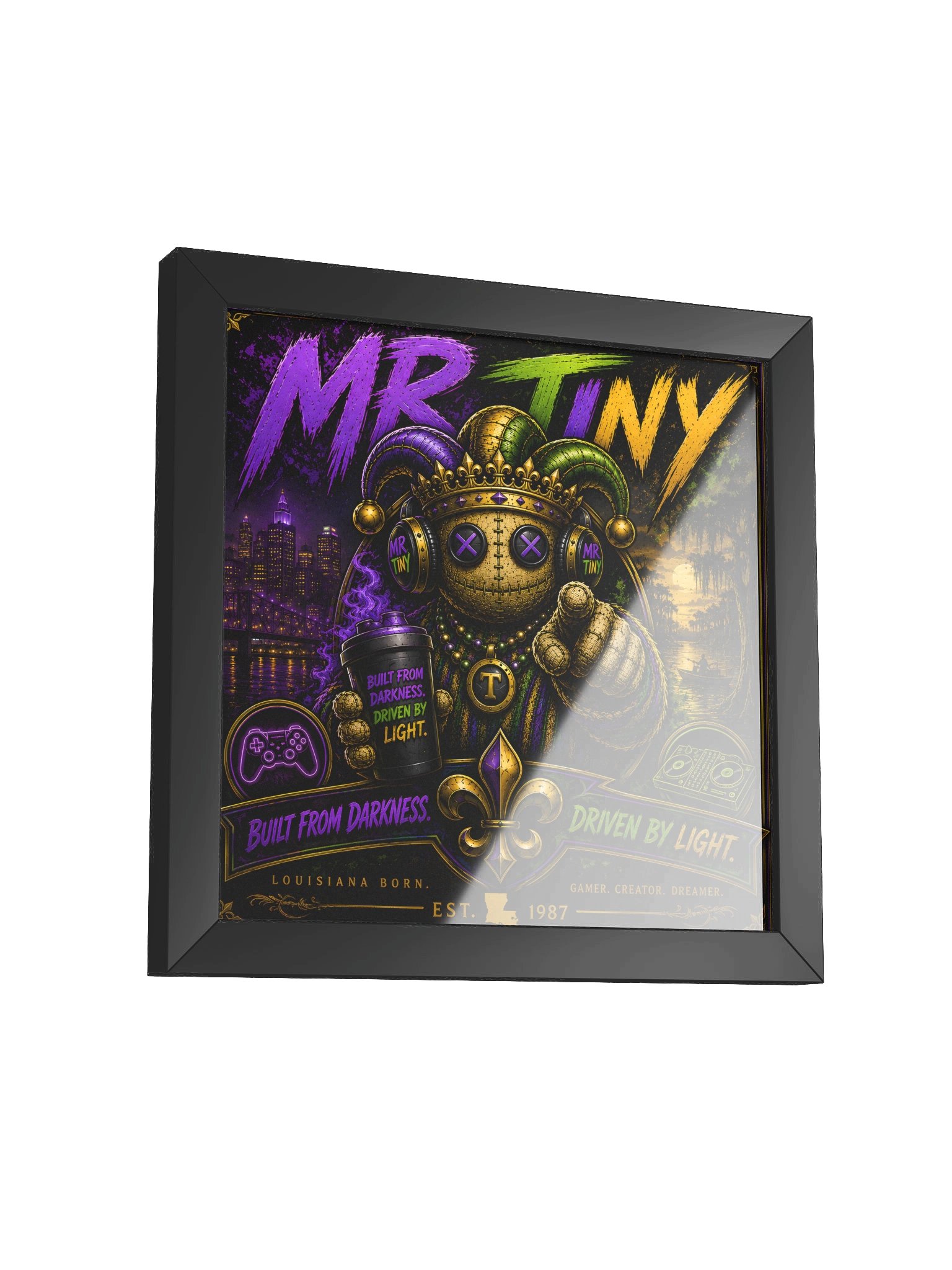 ⚜️ Mr Tiny – Built From Darkness. Driven By Light. Collector's Poster ⚜️ product image (5)