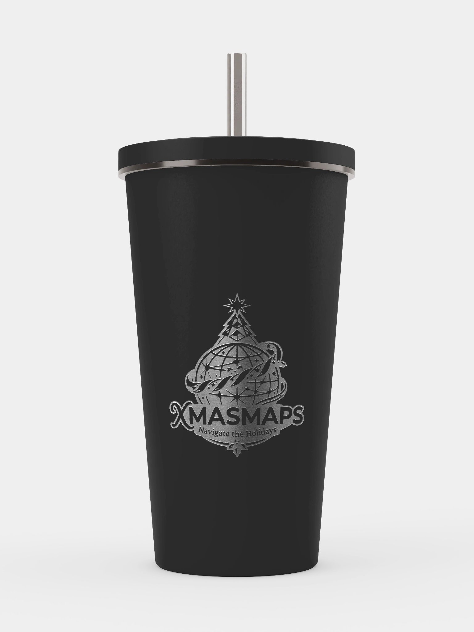XmasMaps Frosty Route Steel Sipper product image (4)