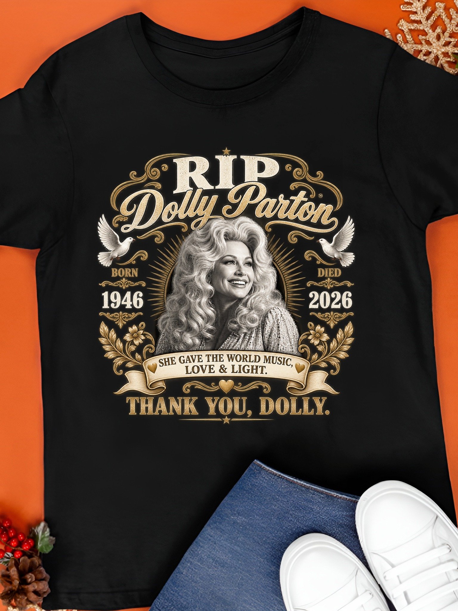 RIP Dolly Parton 1946-2026 Shirt product image (1)