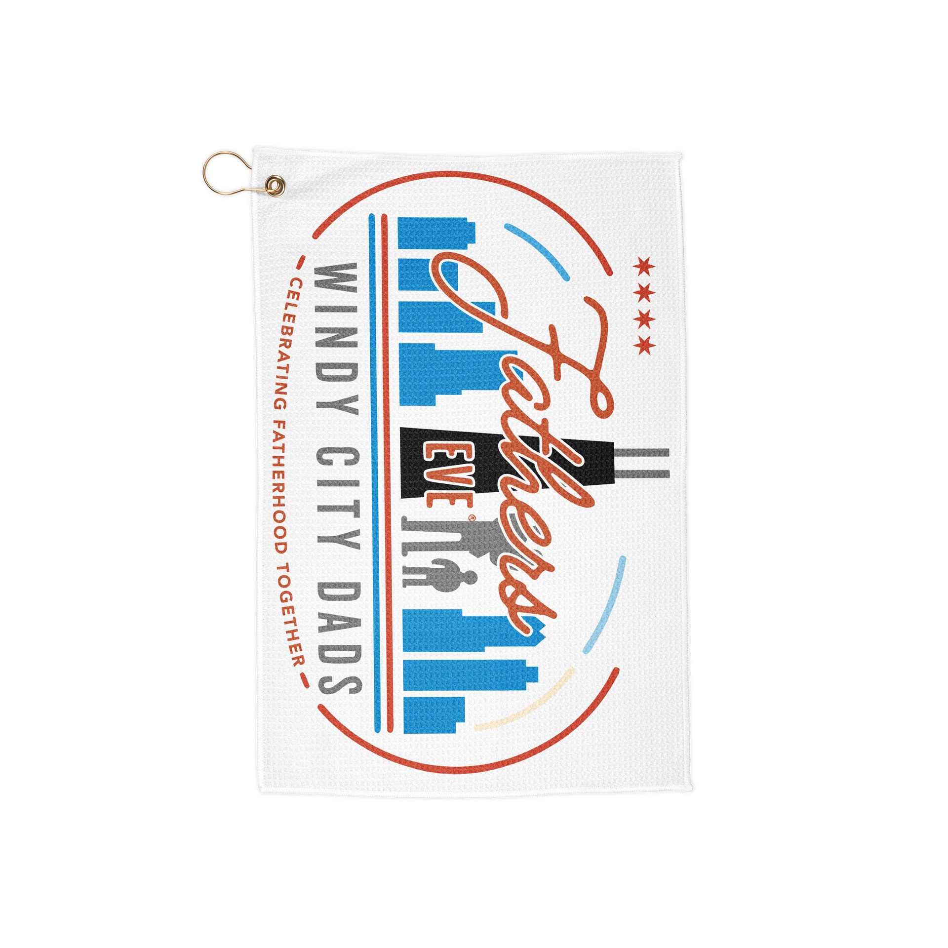 Windy City Dads × FathersEve® Commemorative Golf Towel product image (1)
