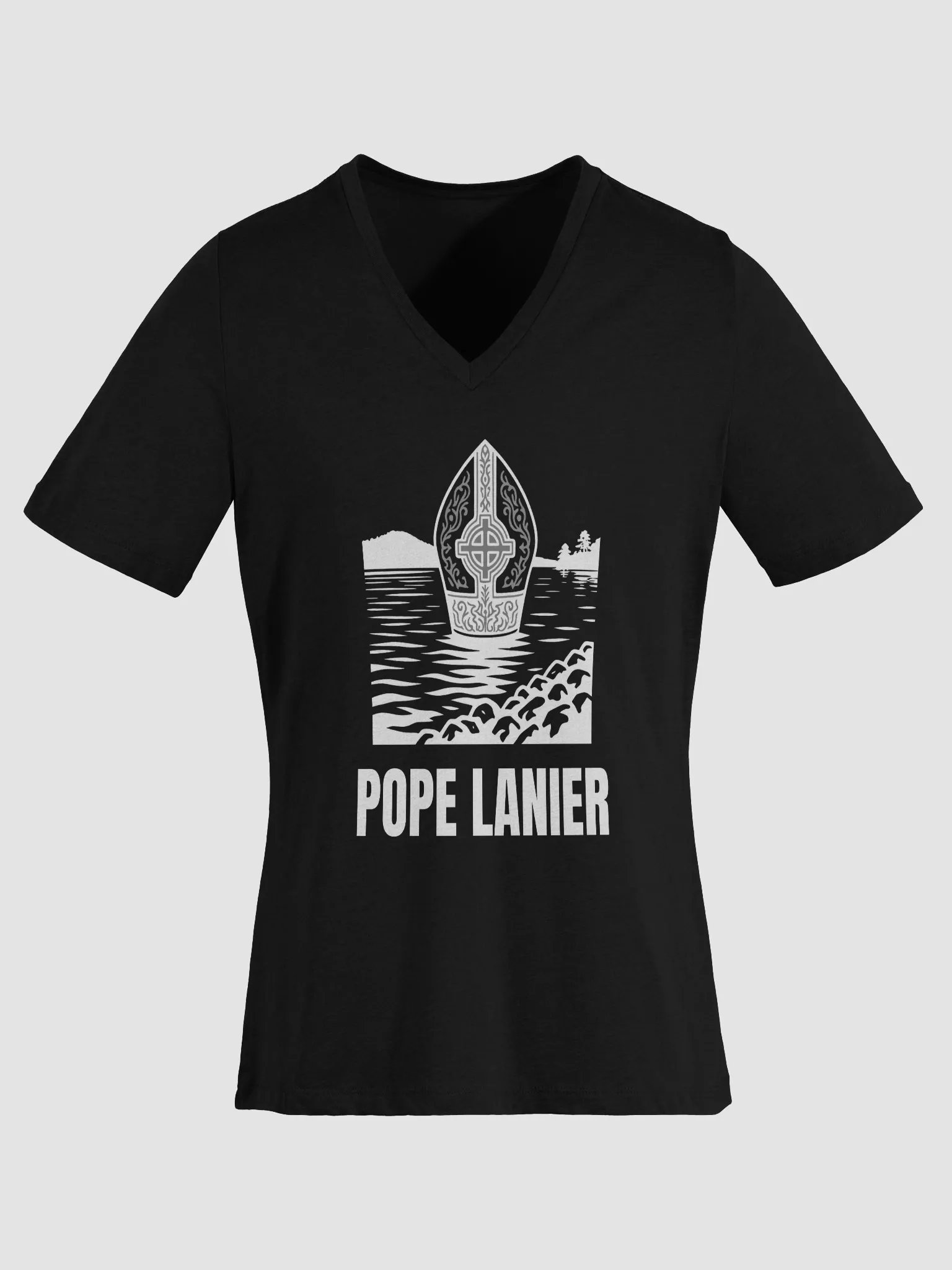 Pope Lanier Ladies V-Neck Tee product image (1)
