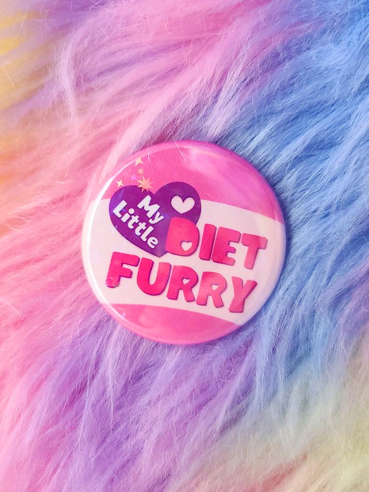 My Little Diet Furry | Button product image (2)