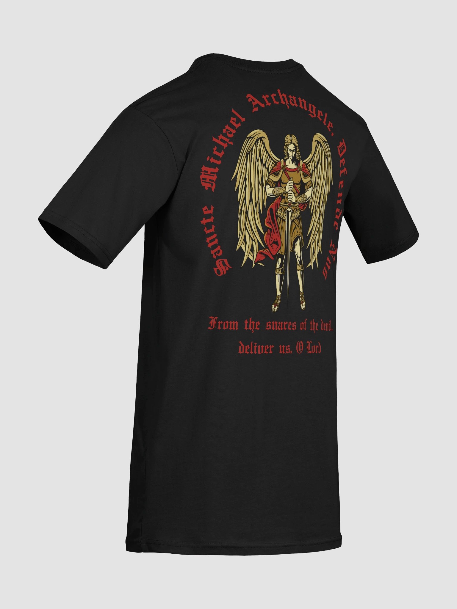 Saint Michael (Archangel) Merch Heavy Tee product image (4)