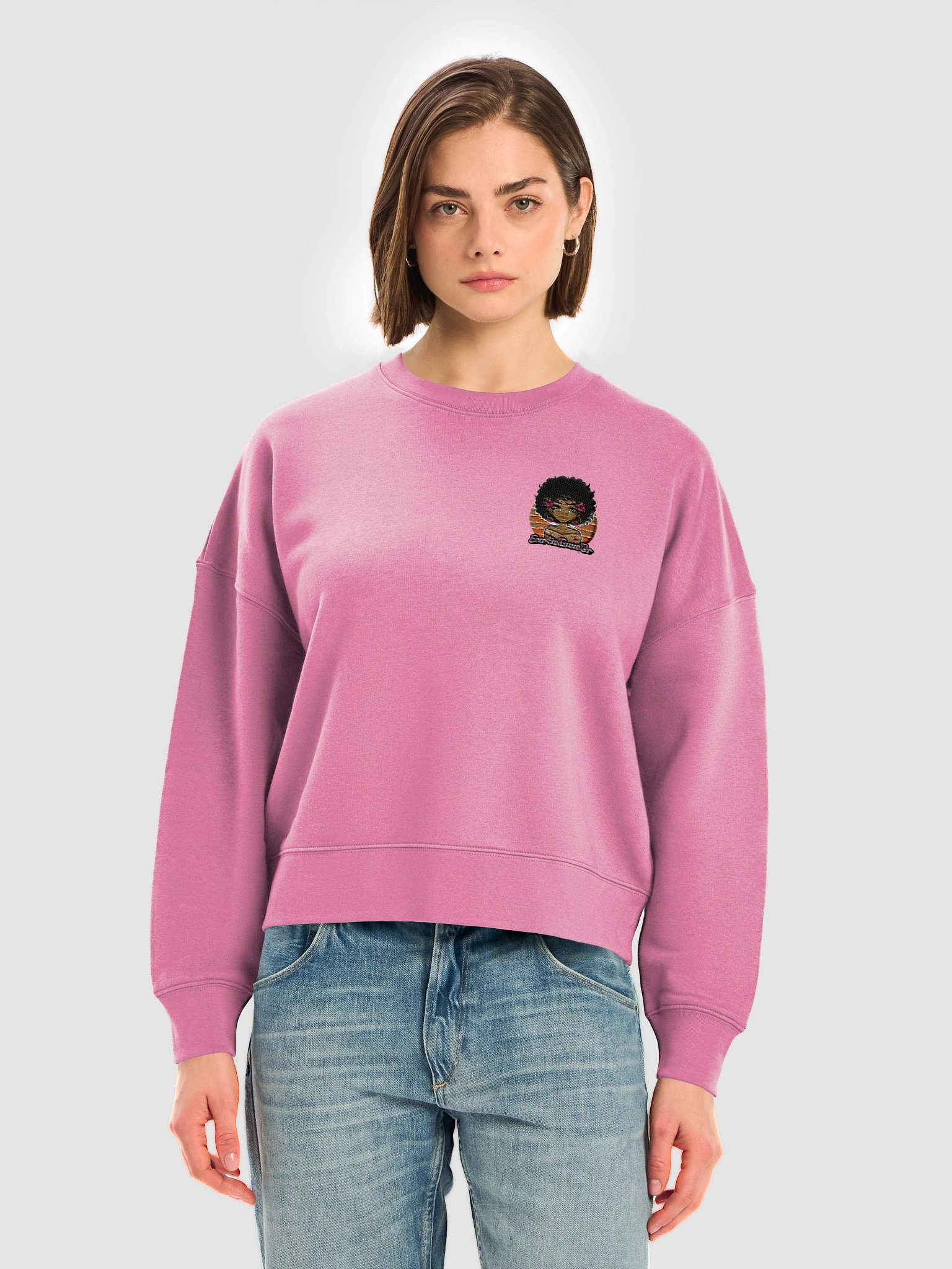 Exotic Luxe Gal Unisex Embroidered Sweatshirt product image (42)
