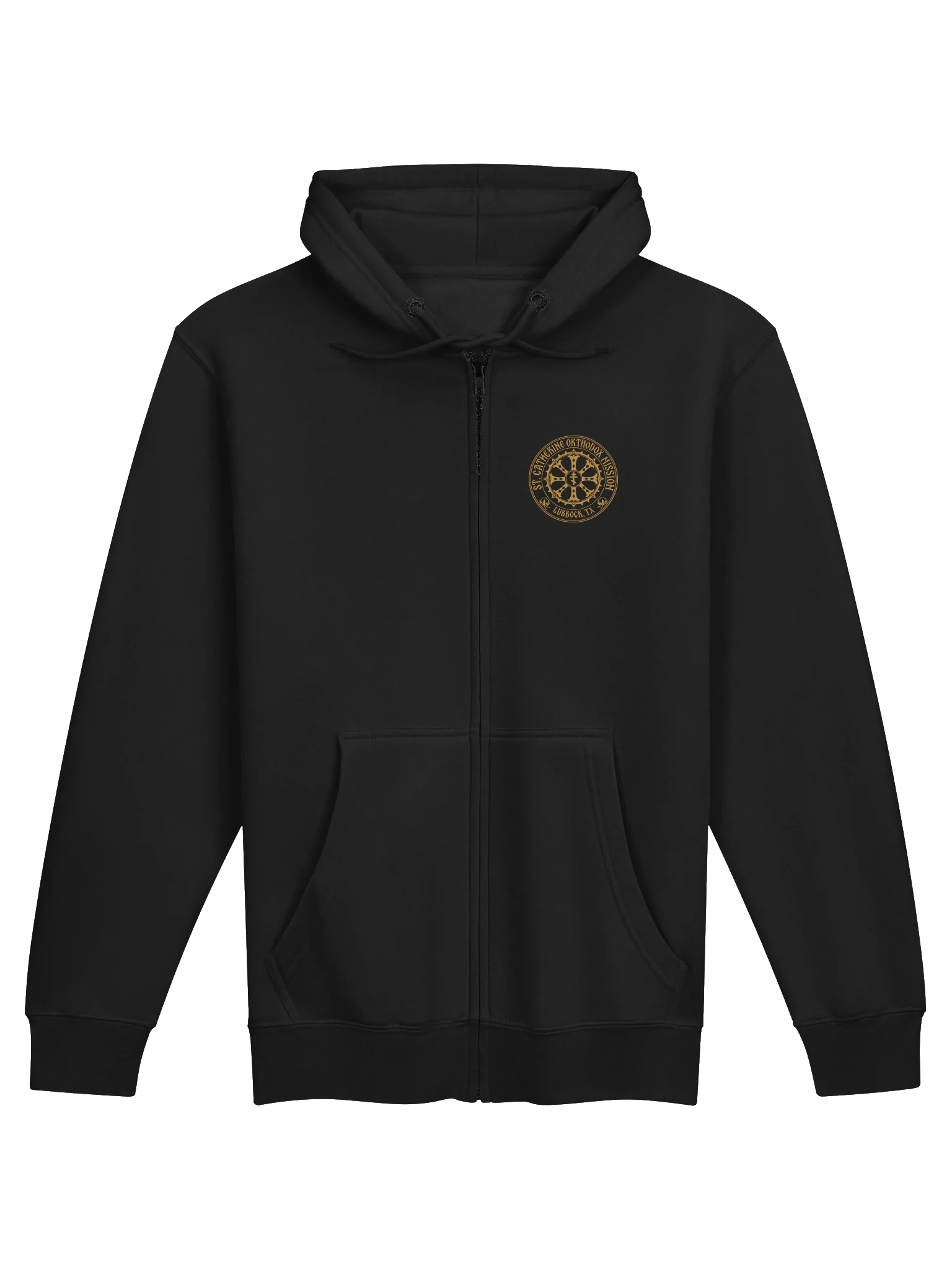 St. Catherine Orthodox Church — Gold Seal Zip-Up Hoodie