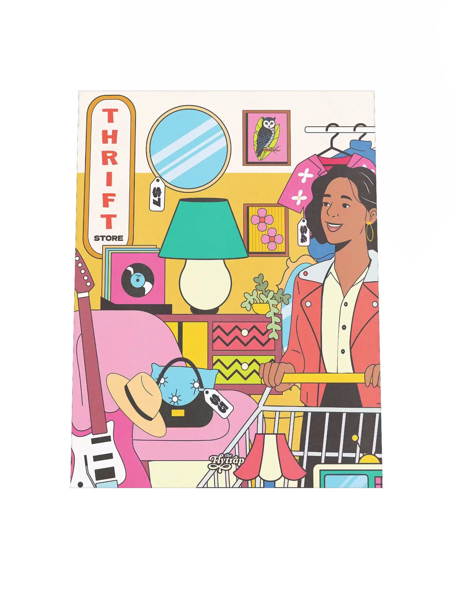 Thrifting 12" x 16" Poster product image (4)
