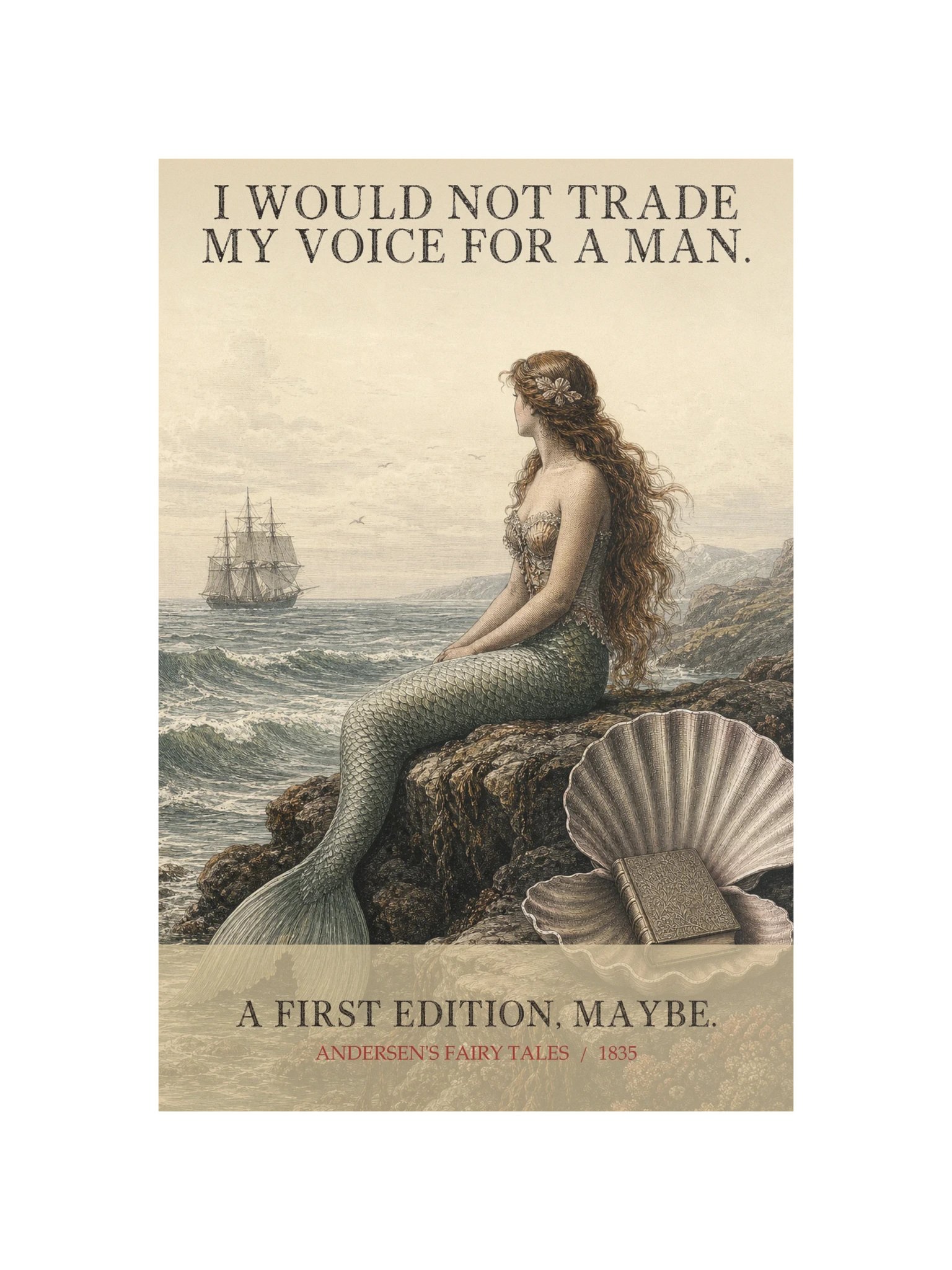 Would Not Trade Voice For Man First -- Andersens Fairy Tales Art Print product image (12)