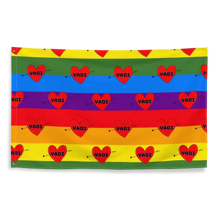 I Love Yaoi Flag product image (2)