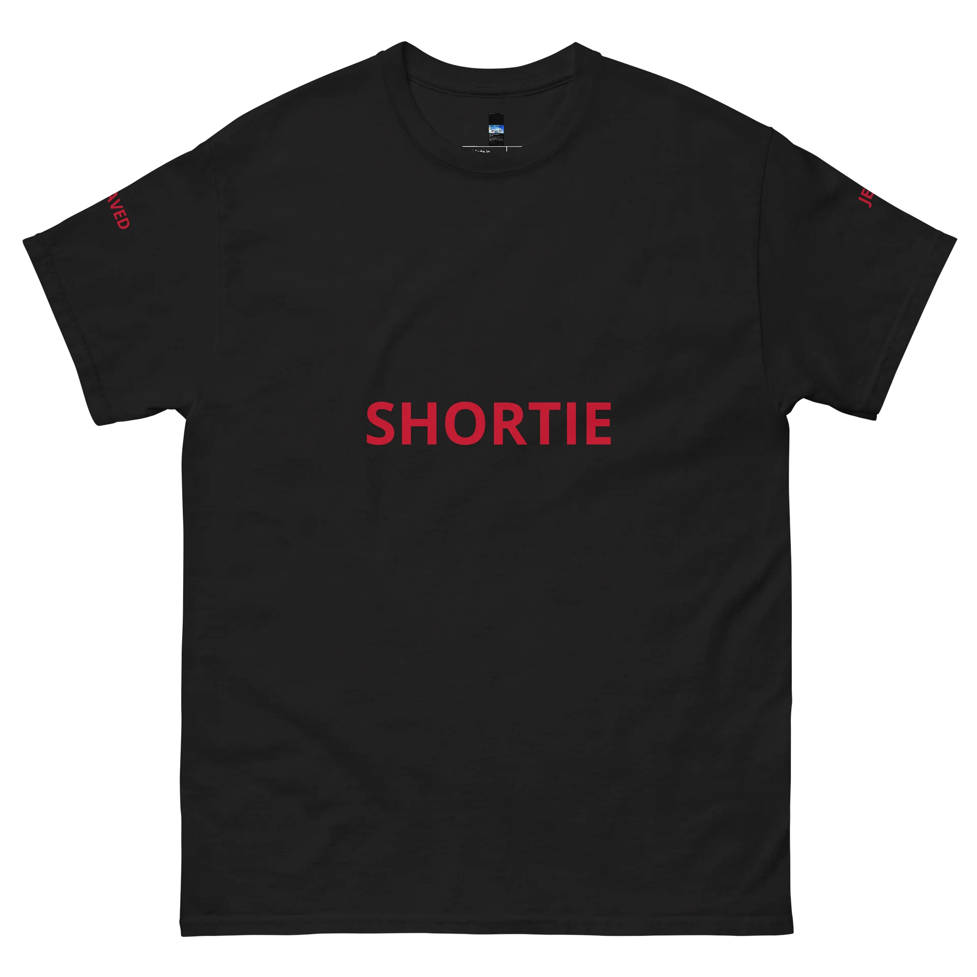 Bold Red 'SHORTIE' Tee product image (2)