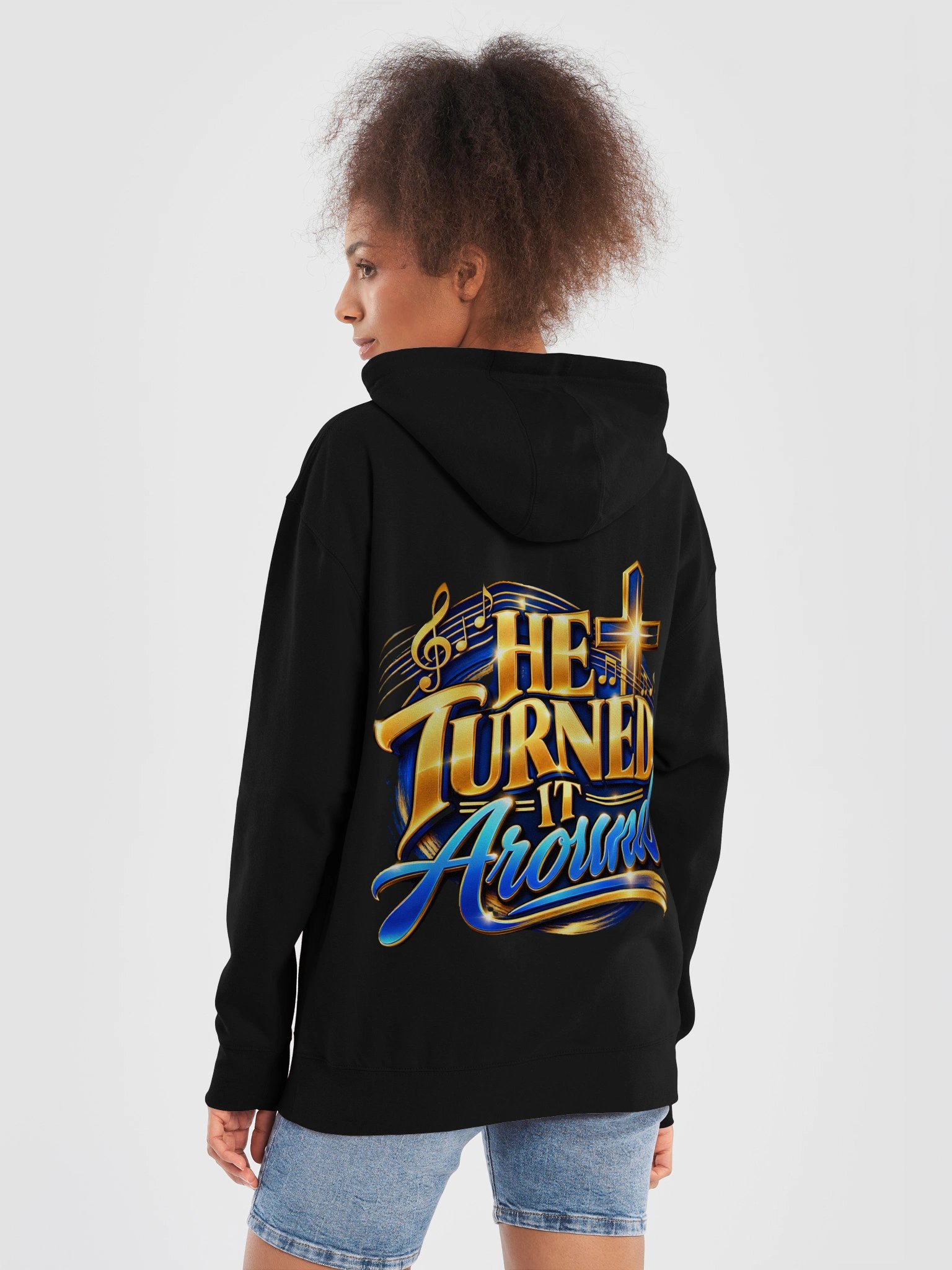 He Turned It Around Hoodie product image (6)