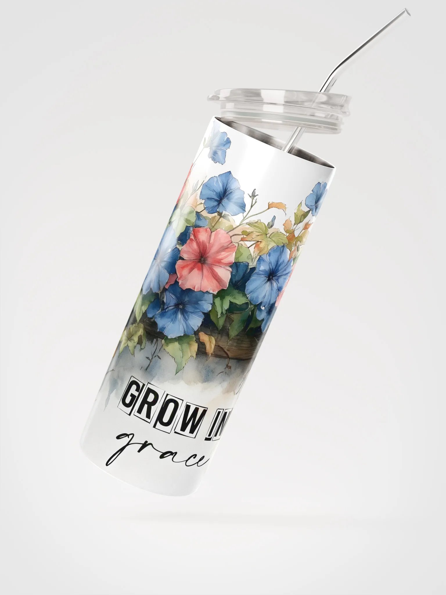 Graceful Blooms Stainless Steel Tumbler product image (3)