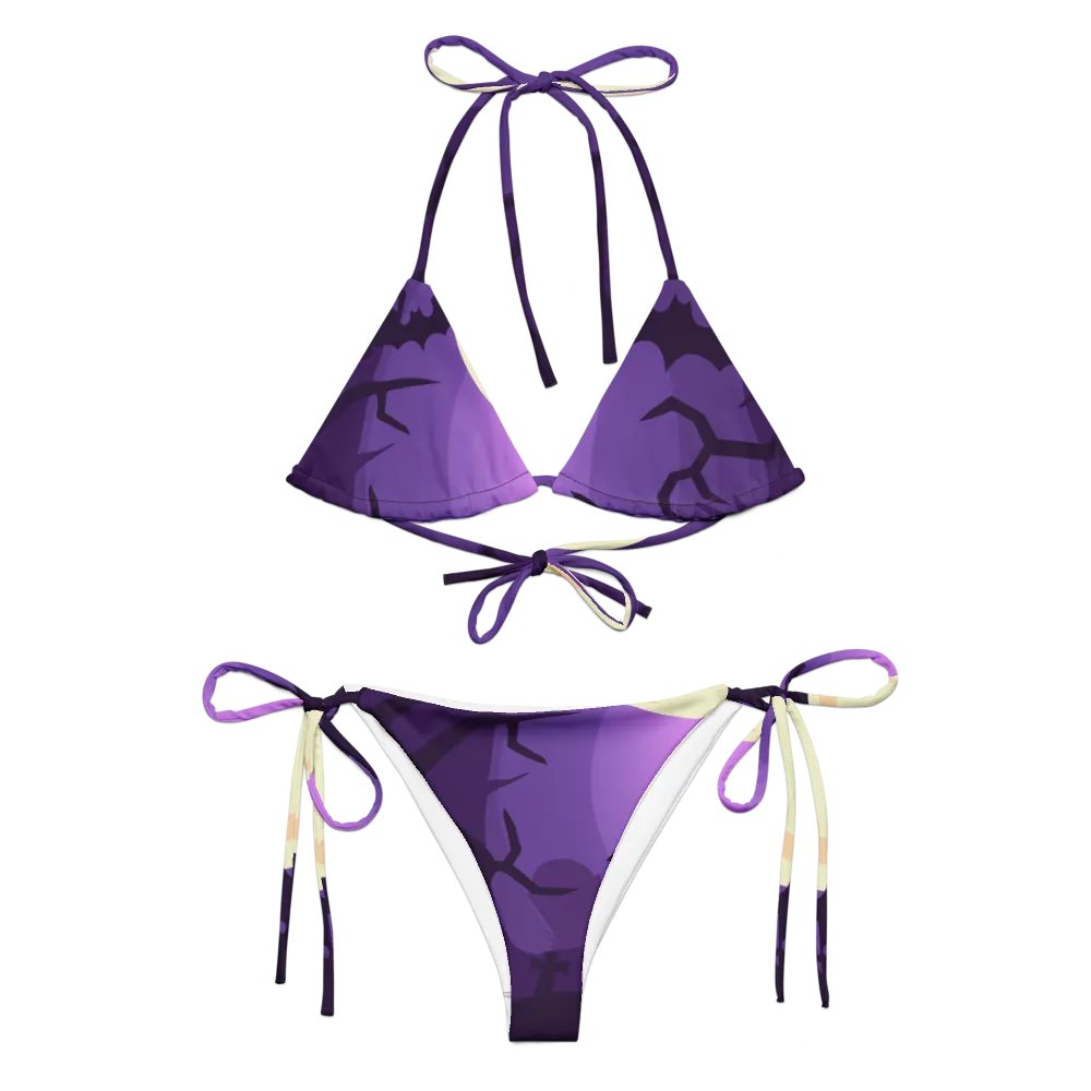 All-Over Print Recycled String Bikini product image (2)