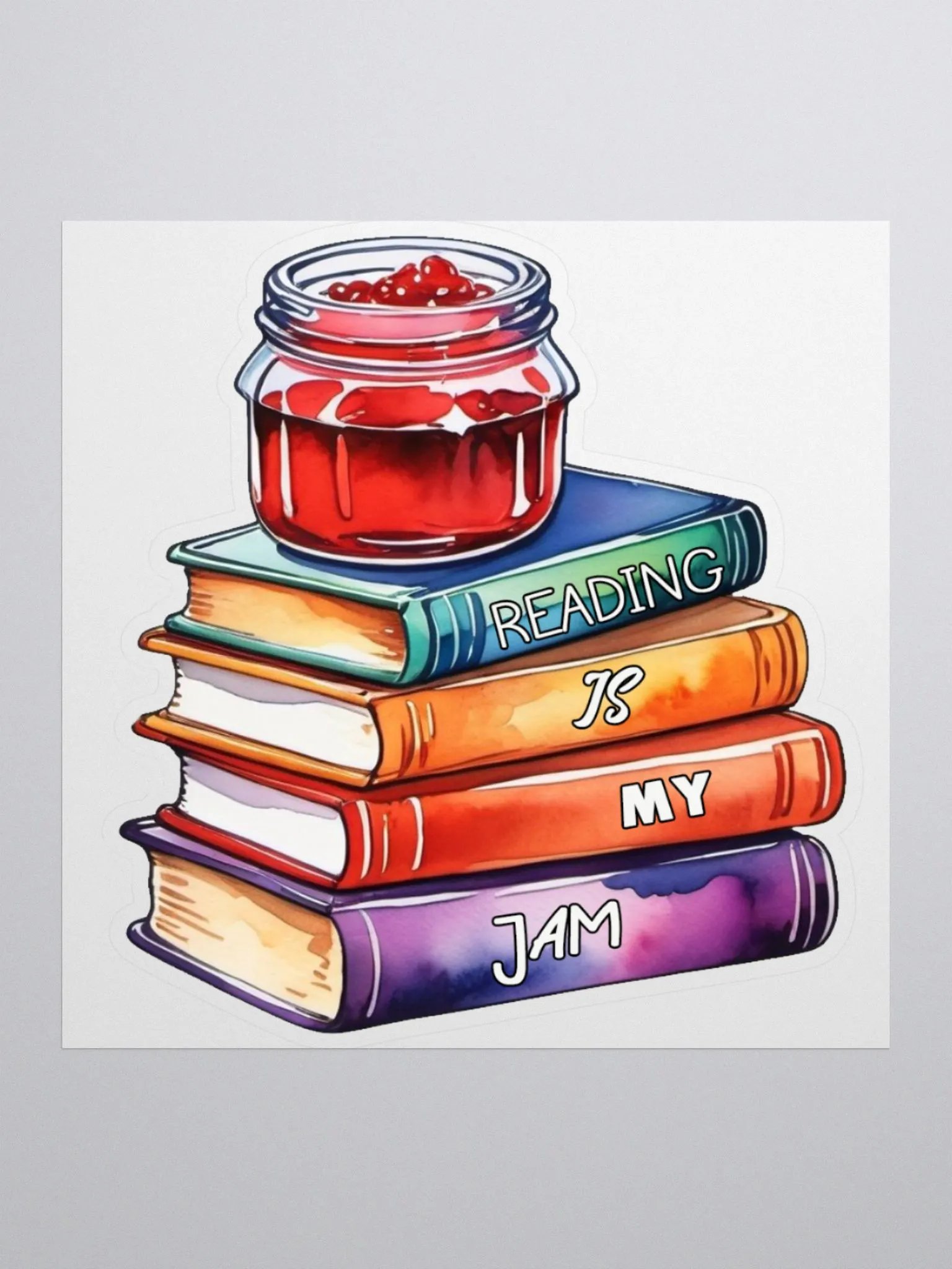 Reading Is My Jam Sticker product image (2)