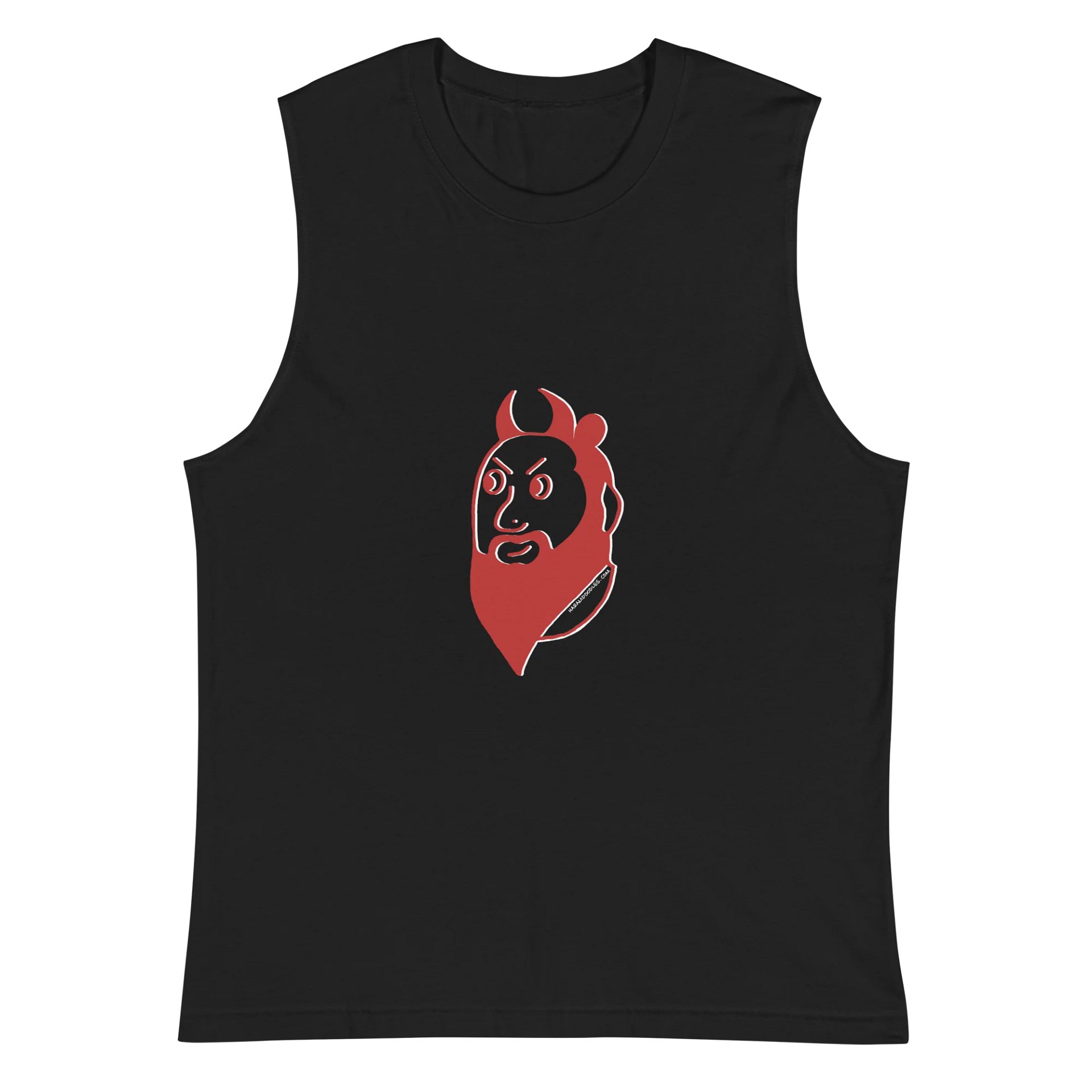 The Face of Iblees (Satan) Unisex Muscle Tank product image (2)