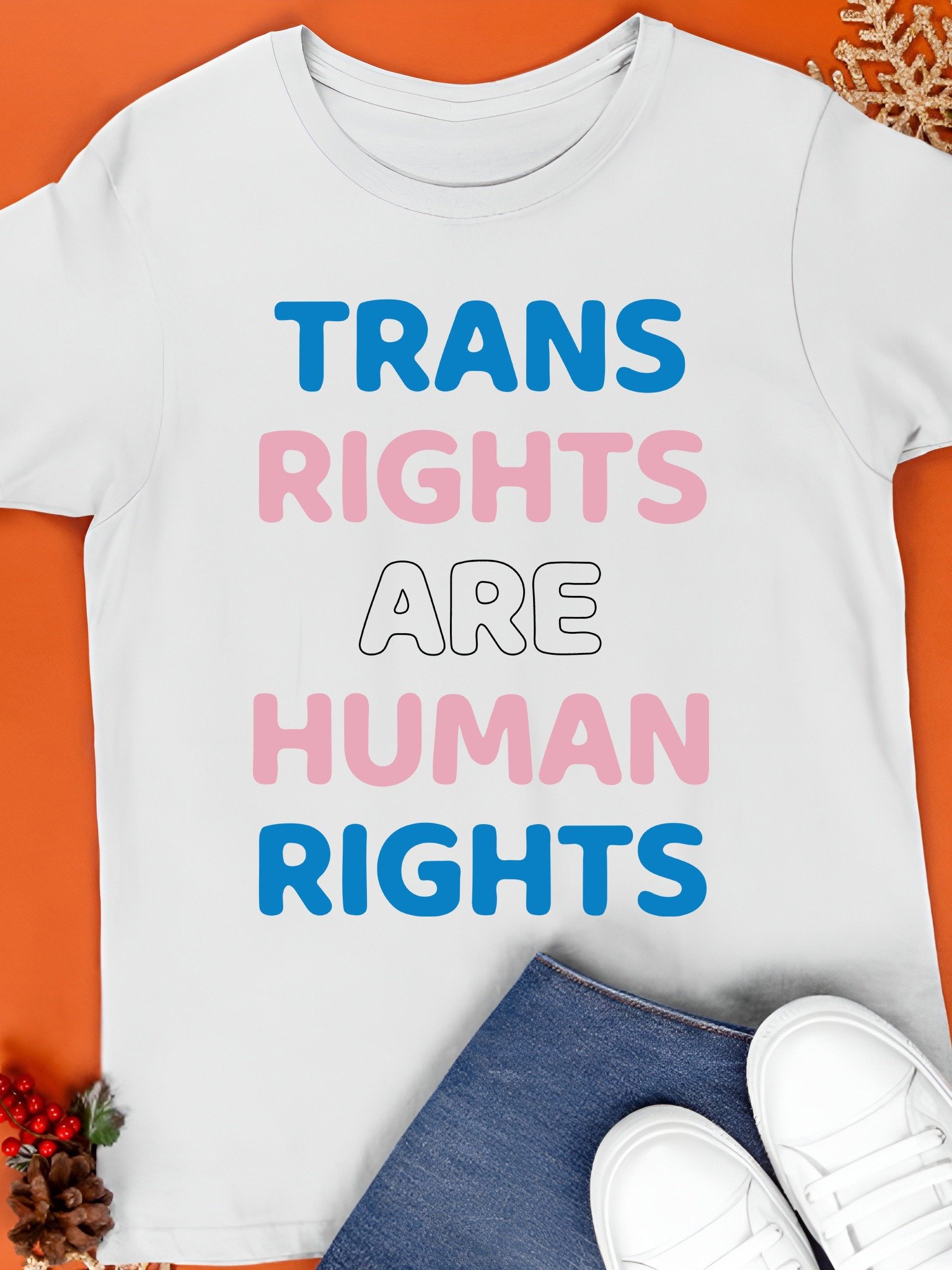 Trans Rights Are Human Rights Shirt, stefanie dolson shirt statement product image (1)