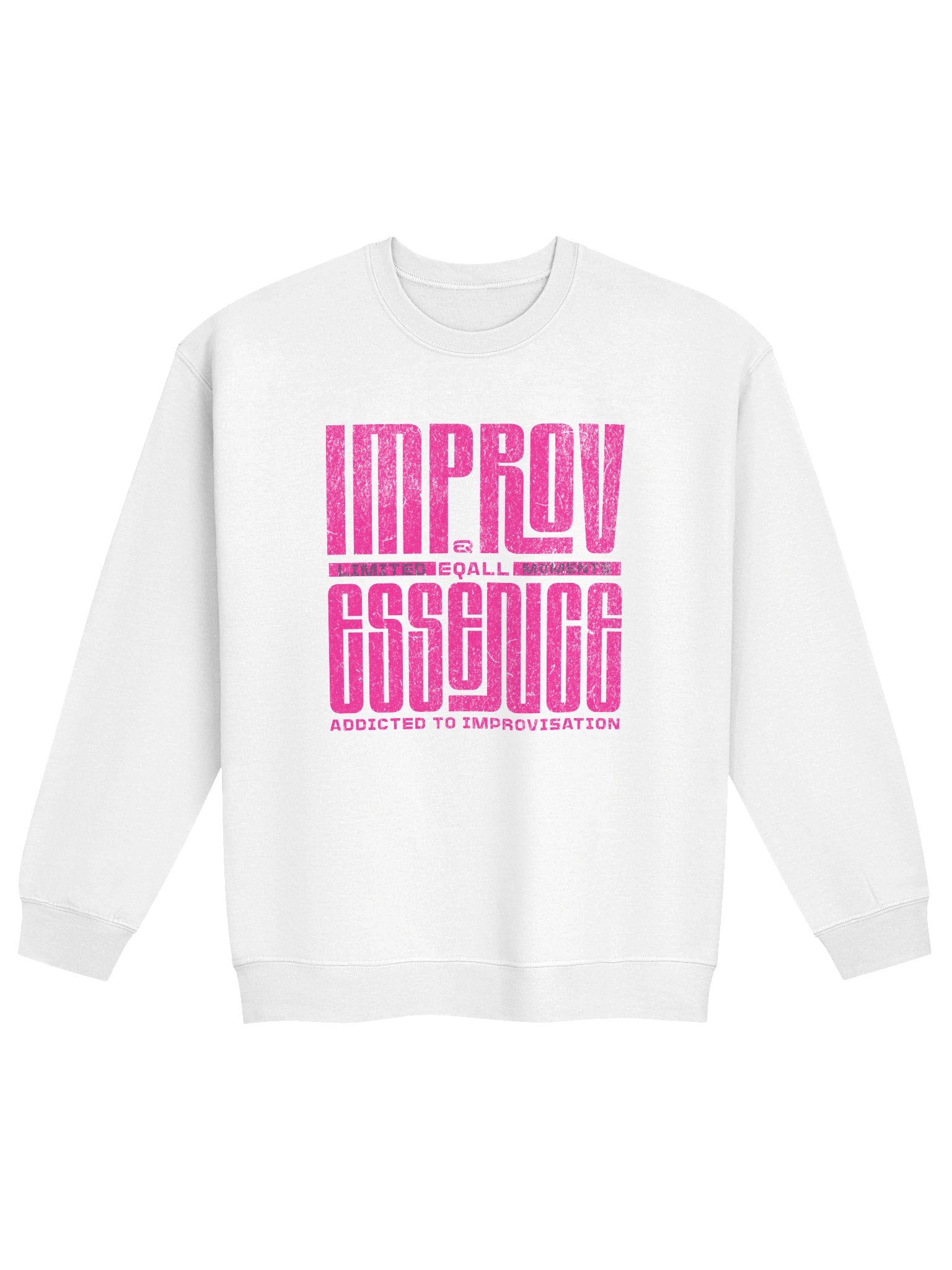 Limited IMPROV Moments Crewneck Sweatshirt_R3CVR.i mode by EQALL® Essentials_Pink product image (1)