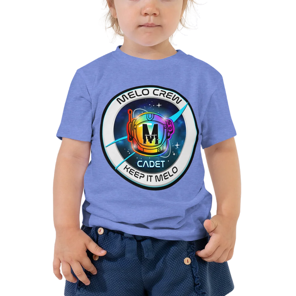 #MeloCrew Badge: Cadet - Basic Toddler T-Shirt | #MadeByMELO product image (2)