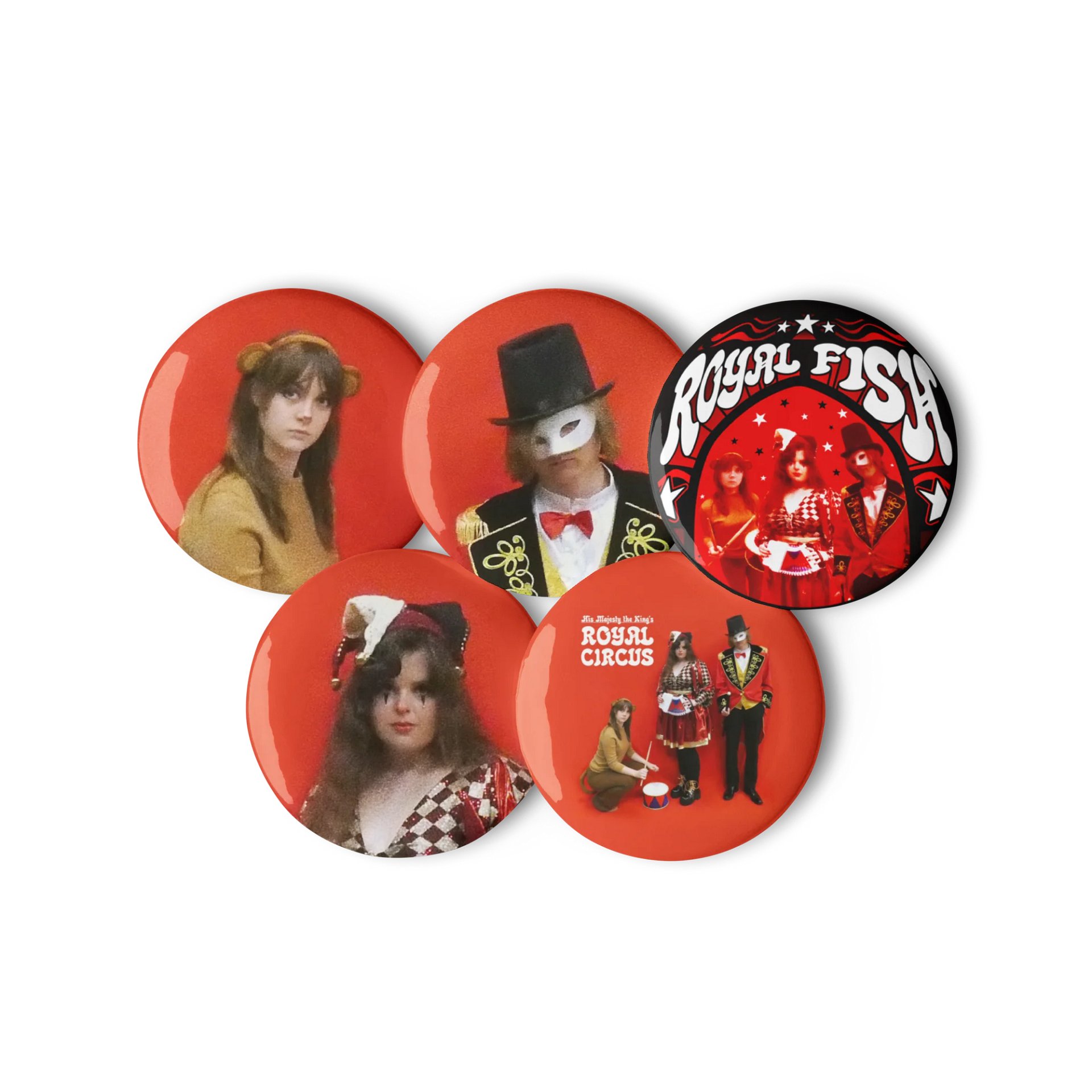 His Majesty's Button Pin Set product image (3)