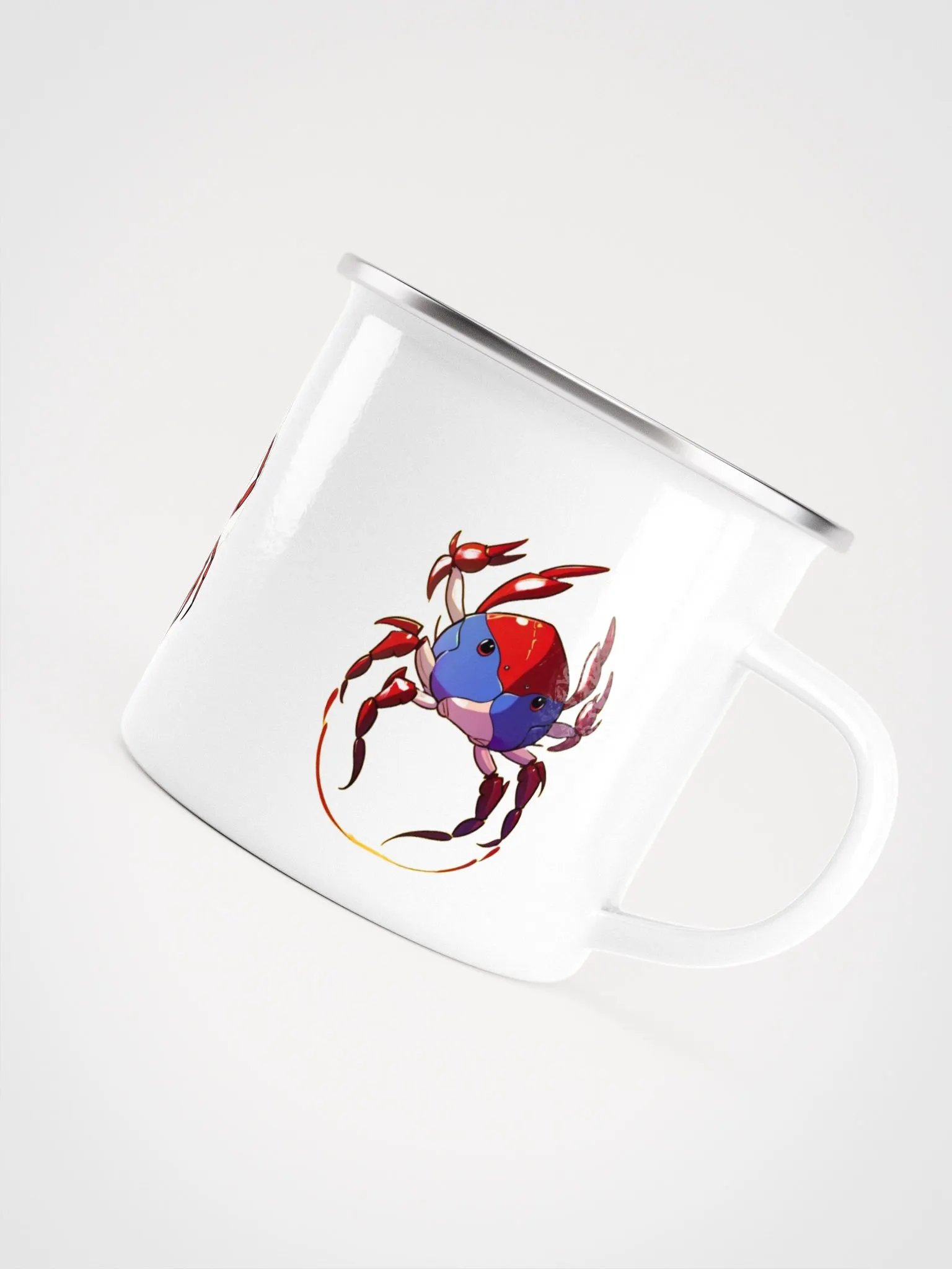 Playful Crustacean Enamel Mug product image (5)
