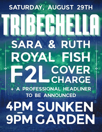 🌟TRIBECHELLA has RETURNED!!!🌟
August 29th, 4-9PM on Sunken Garden
We are so excited to be back! This is our first show back w...