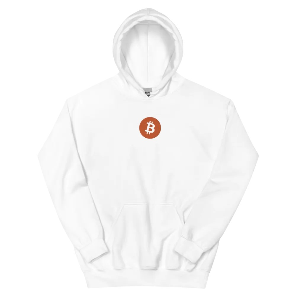 Bitcoin Logo Embroidered Hoodie product image (3)