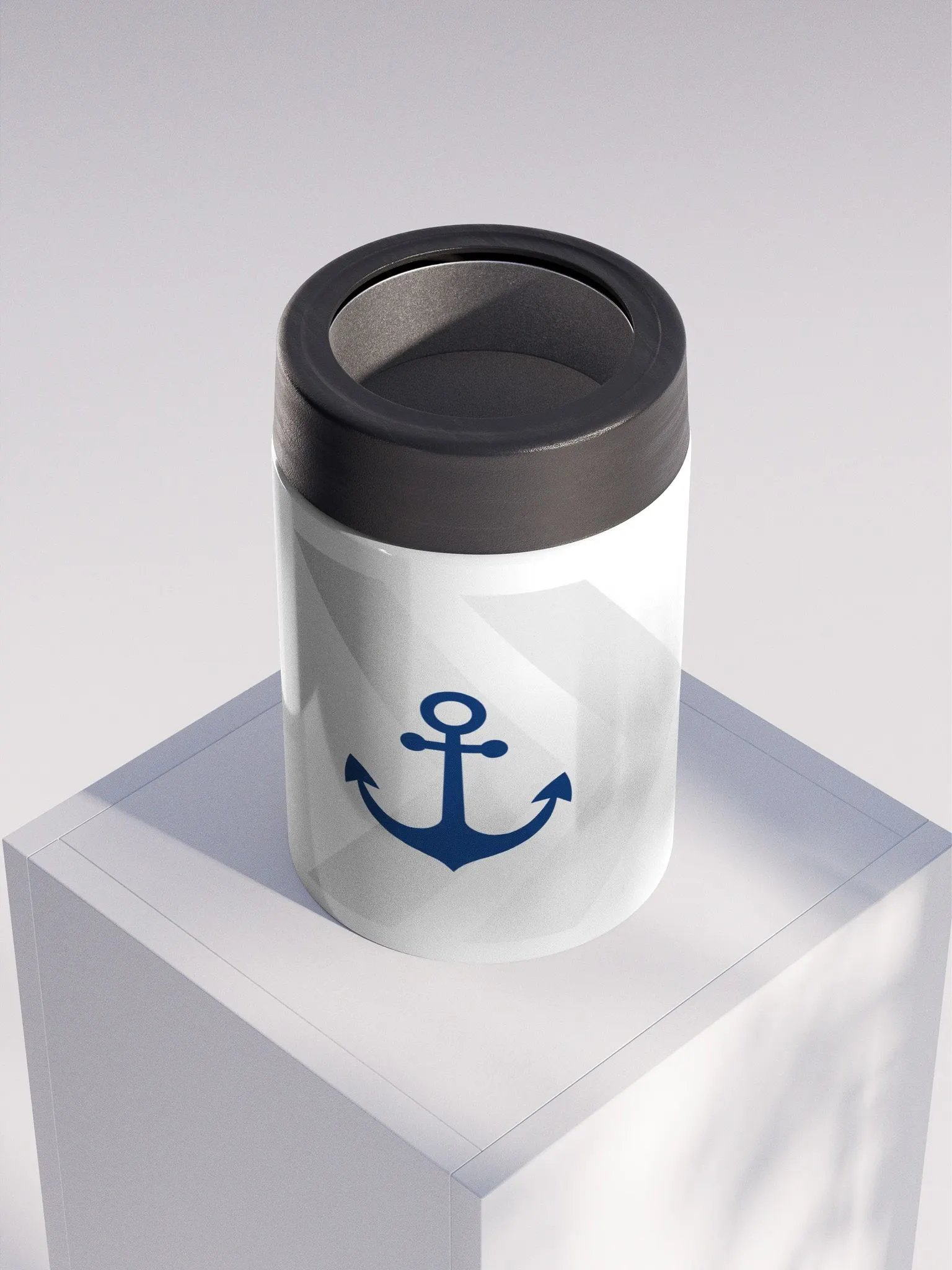New! Stainless Steel Anchor Screw Top Koozie product image (3)