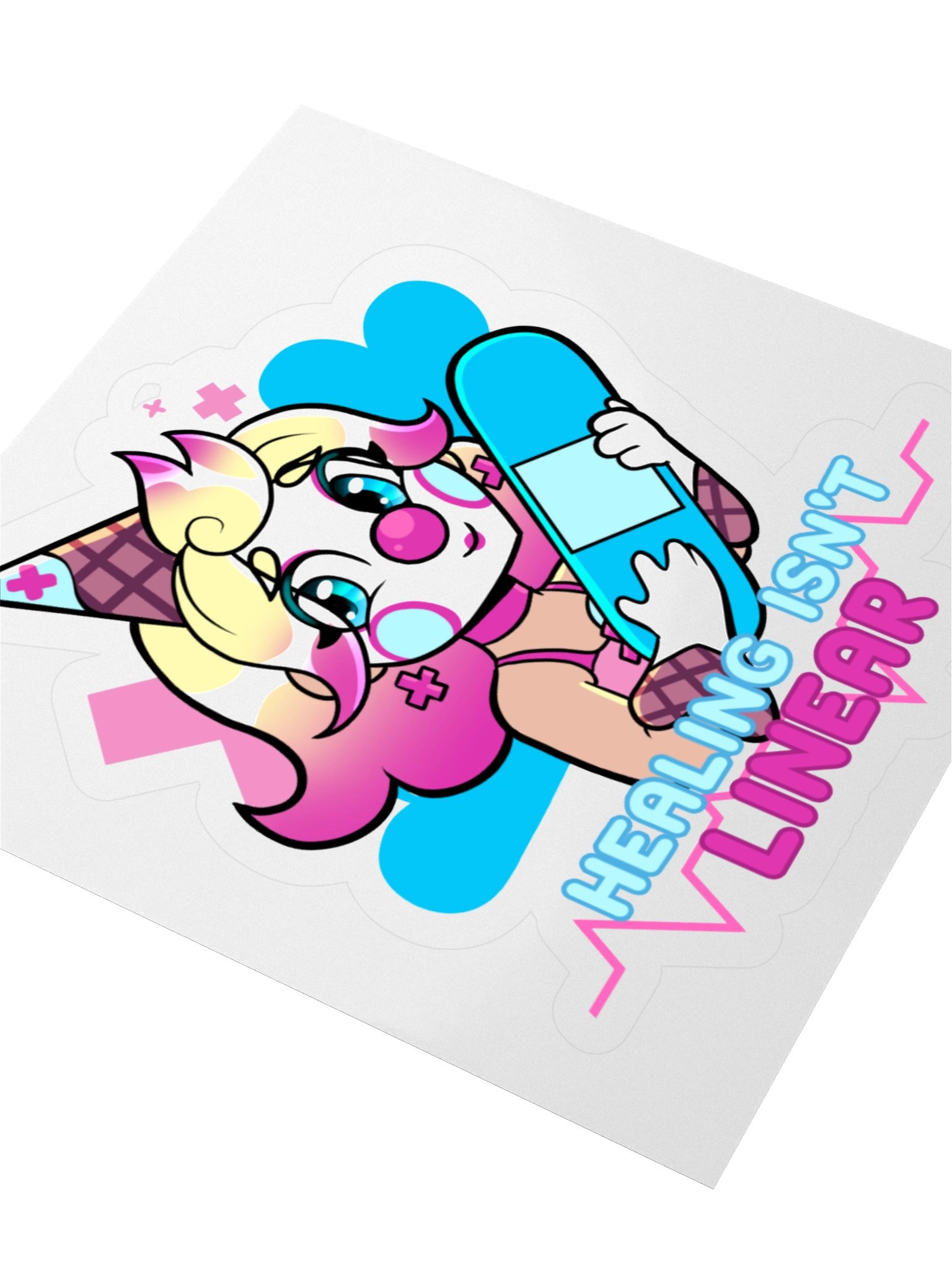 Healing Isn't Linear Sticker product image (3)