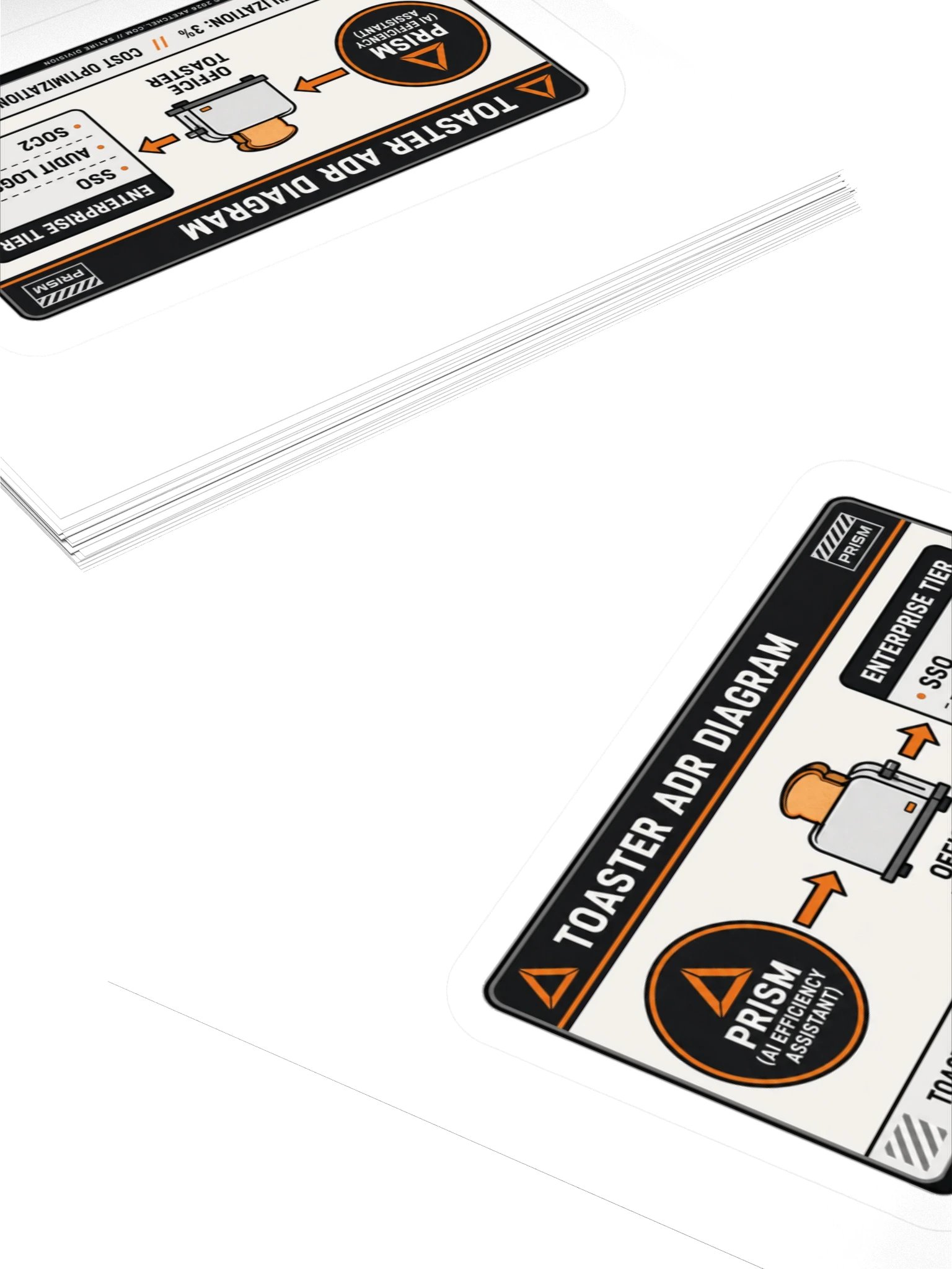 The Toaster on Enterprise Tier Sticker product image (4)