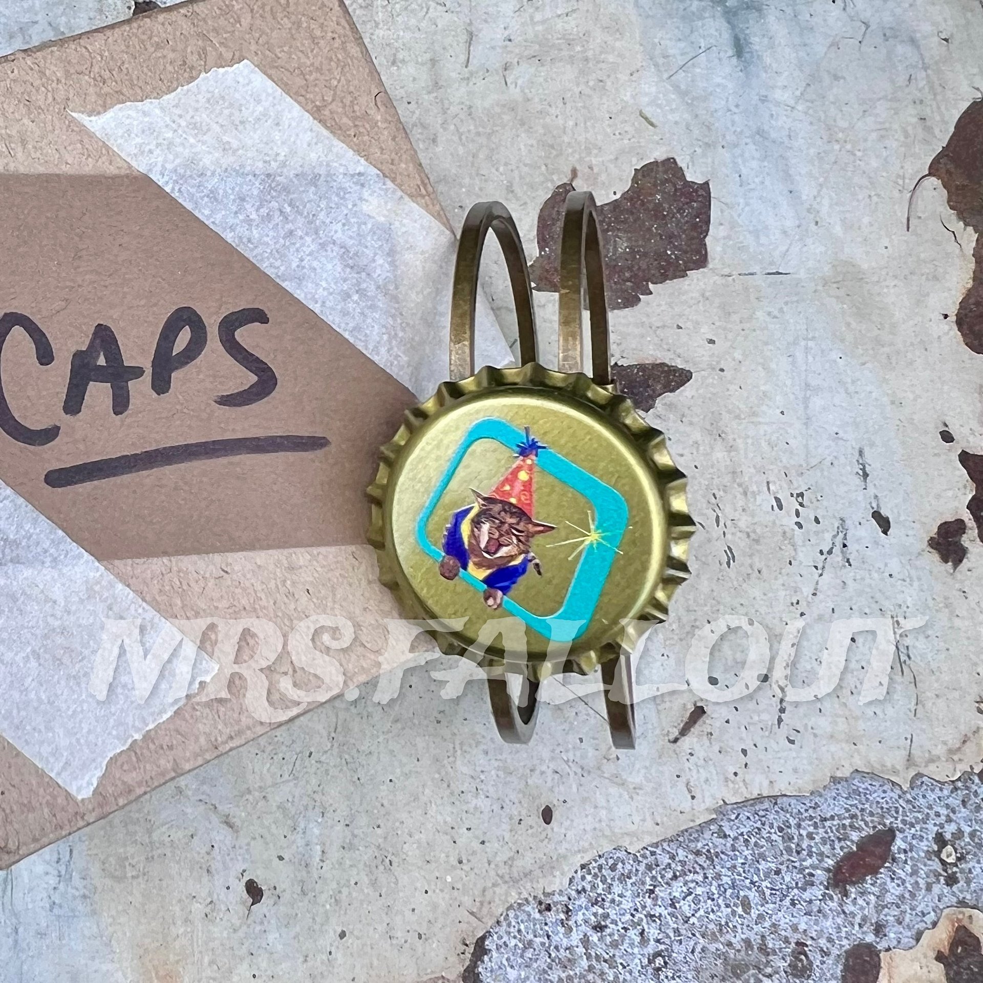 Cap Bracelet (Antique Brass Finish) product image (1)
