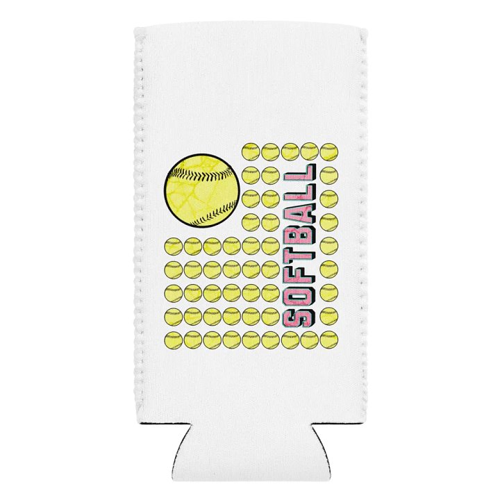 US Flag Softball Strike Out Can Cooler product image (2)