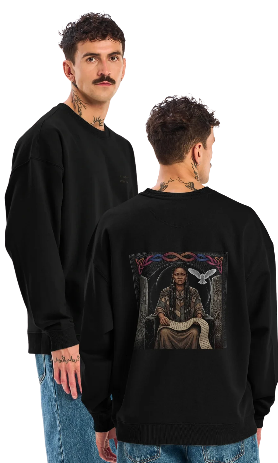 II - THE HIGH PRIESTESS Organic Sweatshirt product image (4)